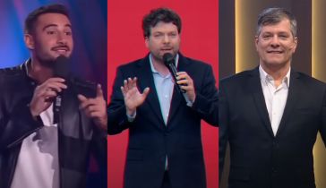 Nico Occhiato, Guido Kaczka y Mario Pergolini