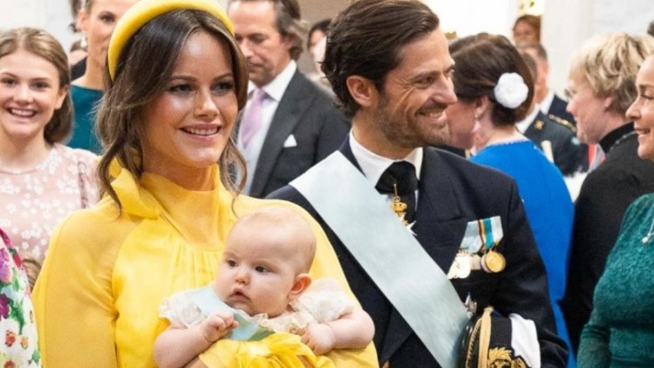 La princesa Inés junto a sus padres, Carlos Felipe y Sofía de Suecia