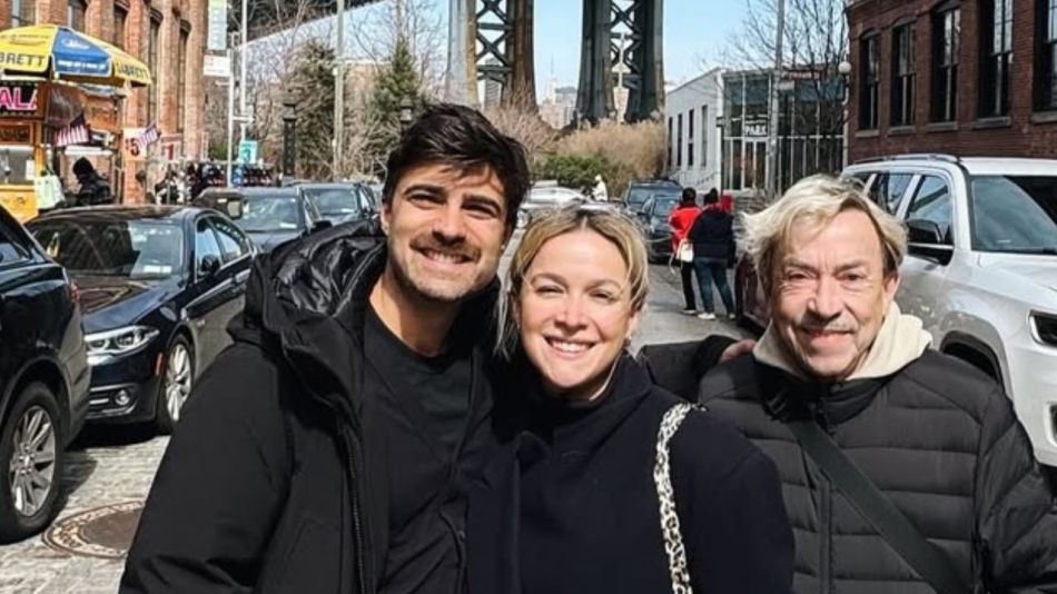 Sofía Pachano, su pareja y su papá Aníbal Pachano
