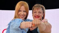 Agustina Kampfer y Alejandra "Locomotora" Oliveras