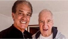 Miguel Lemme y Carlos Bilardo