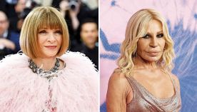 Anna Wintour y Donatella Versace