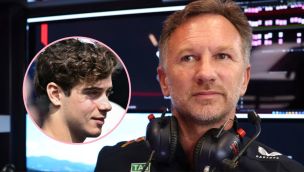 Christian Horner y Franco Colapinto