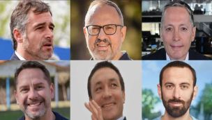 Federico Achaval, Diego Valenzuela, Fernando Gray, Pablo Descalzo, Andres Watson y Damian Selci