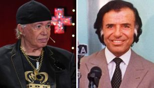 Miguel Romano y Carlos Menem