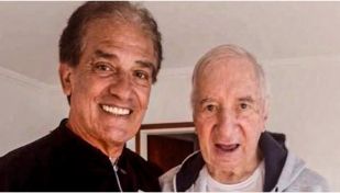 Miguel Lemme y Carlos Bilardo