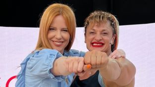Agustina Kampfer y Alejandra "Locomotora" Oliveras