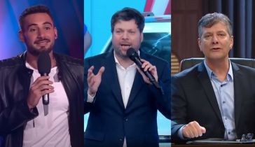 Nico Occhiato, Guido Kaczka y Mario Pergolini
