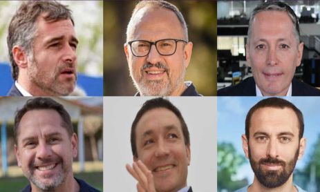 Federico Achaval, Diego Valenzuela, Fernando Gray, Pablo Descalzo, Andres Watson y Damian Selci