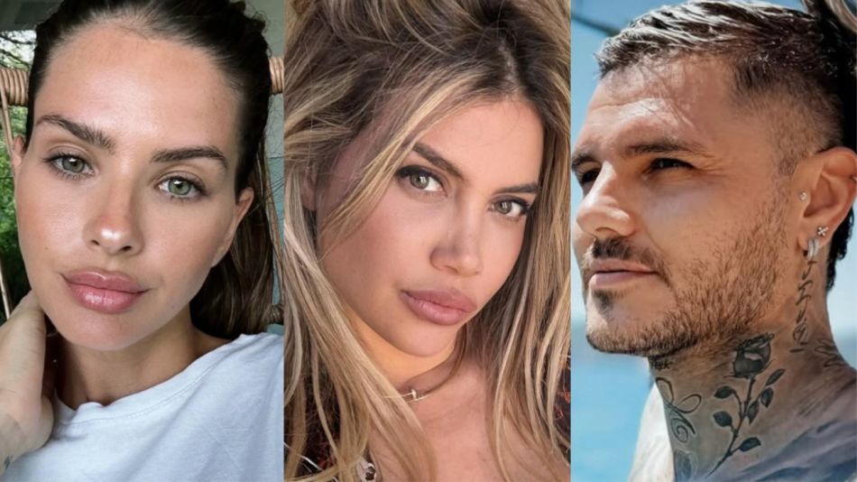 La China Suárez, Wanda Nara y Mauro Icardi