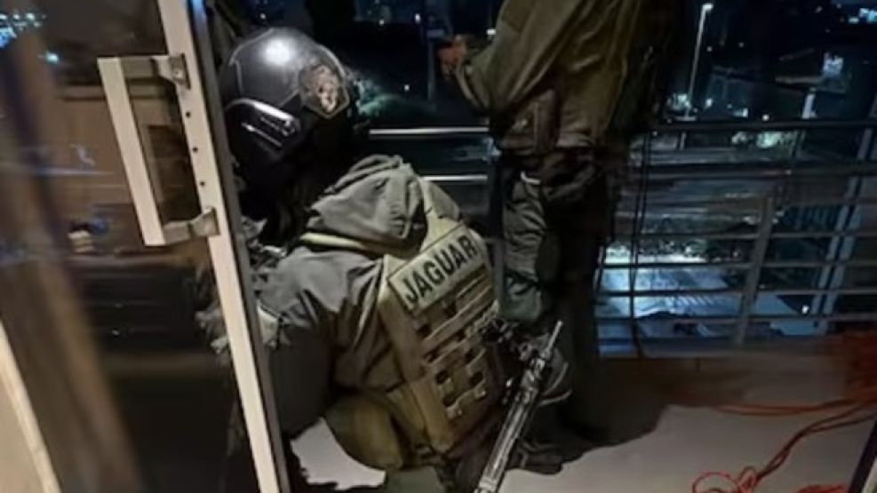 El Grupo Halcón actuó en el operativo. 