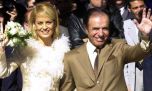 Así fue el casamiento de Carlos Menem y Cecilia Bolocco: de la torta con los vecinos al desplante de la chilena a la hora del beso