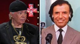 Miguel Romano y Carlos Menem