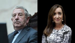 Julio Cobos y Victoria Villarruel