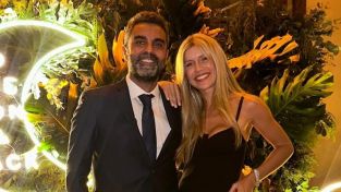 Laurita Fernández y Claudio Brusca