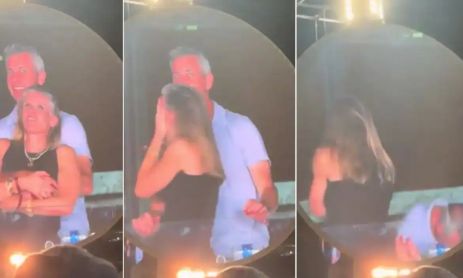 Andy Byron y Kristin Cabot, recital de Coldplay