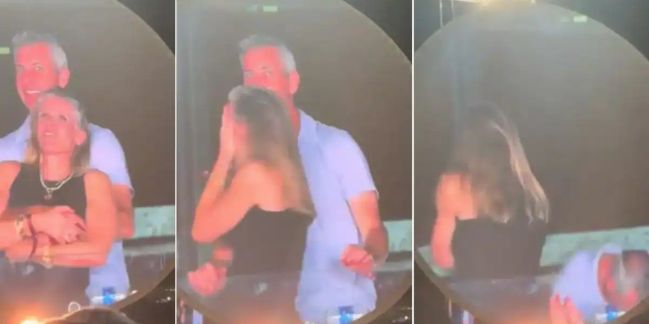Andy Byron y Kristin Cabot, recital de Coldplay