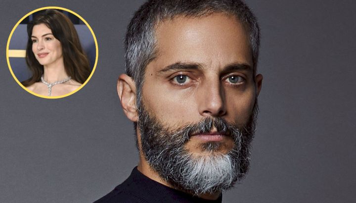 Joaquín Furriel recordó la foto que se sacó con Anne Hathaway y sus repercusiones: "Me explotó el celular" 