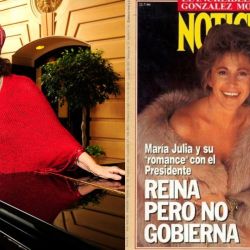 Graciela Borges y su versión sobre la tapa de NOTICIAS con María Julia Alsogaray | Foto:Cedoc