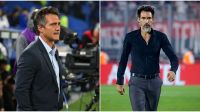 Eduardo Domínguez y Guillermo Barros Schelotto