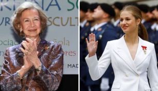 La reina Sofía y la princesa Leonor