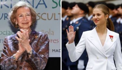 La reina Sofía y la princesa Leonor