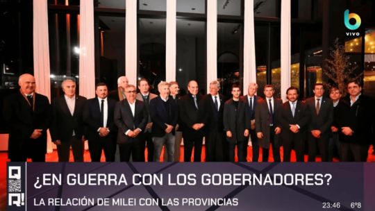 Javier Milei, ¿en guerra con los gobernadores?