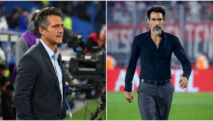 Eduardo Domínguez y Guillermo Barros Schelotto