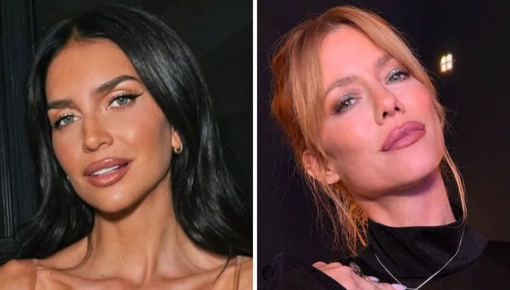 Duelo de looks de Zaira Nara y Nicole Neumann: los vestidos sheer dress que son el boom tendencia de la nueva temporada