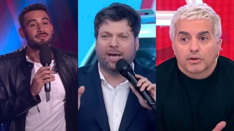 Nico Occhiato, Guido Kaczka y Ángel de Brito