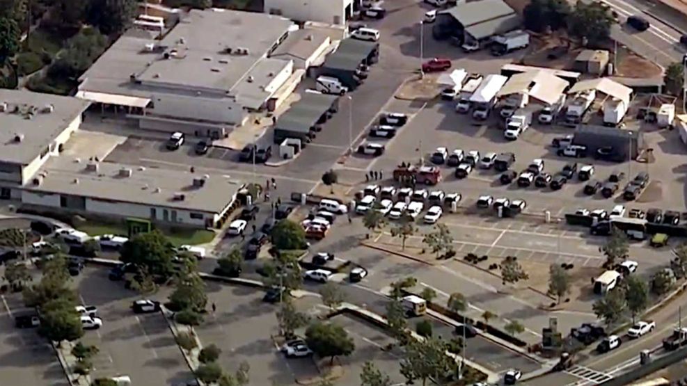 Explosión en un centro de entrenamiento de la policía de LOS ANGELES 20250718