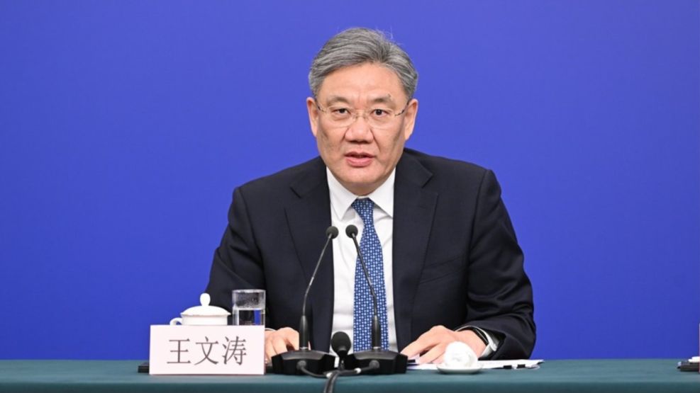 Wang Wentao, ministro de economía de China