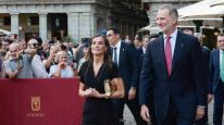 Letizia Ortiz y el rey Felipe