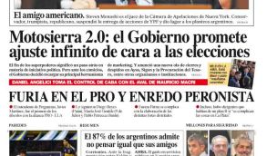 La tapa del Diario PERFIL del sábado 19 de julio de 2025