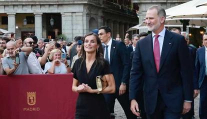 Letizia Ortiz y el rey Felipe