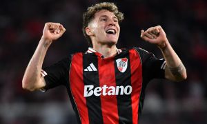 Colidio, la cara de la felicidad de River en Córdoba.