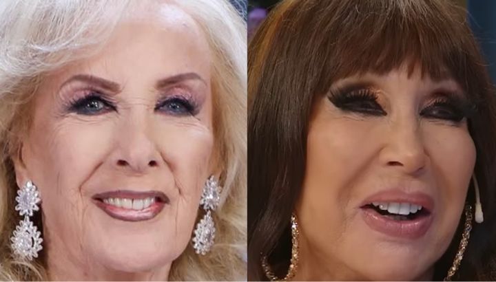 Mirtha Legrand y Moria Casan hicieron las paces: así fue su reencuentro al aire