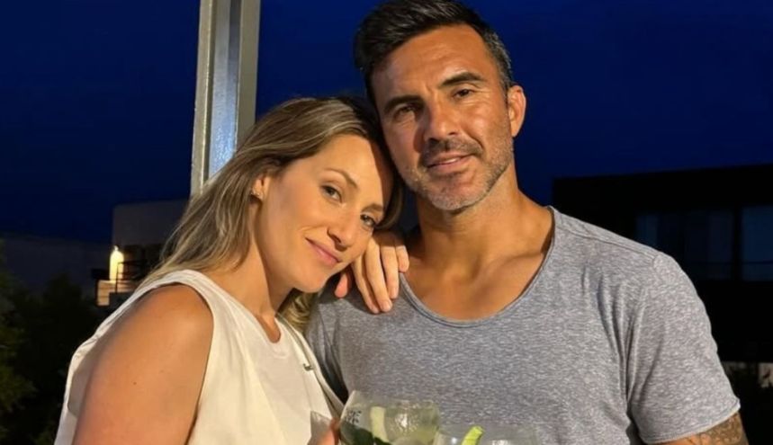Mica Viciconte junto a Fabián Cubero 