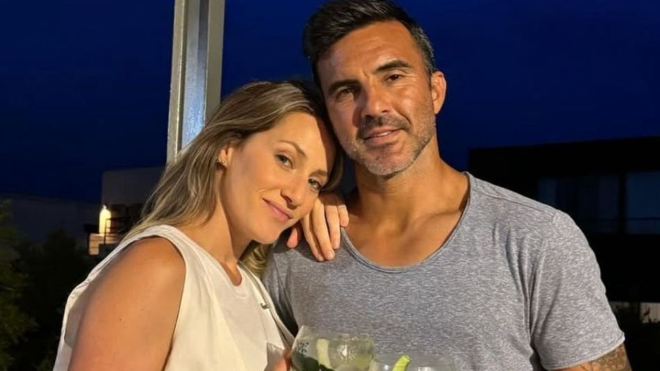 Mica Viciconte junto a Fabián Cubero 