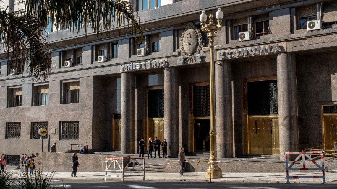 The Economy Ministry in Buenos Aires.