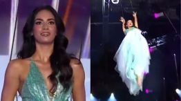 La caída de Laura Pérez en "Miss Universe Latina"