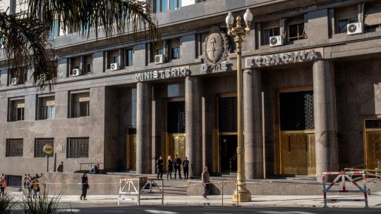Argentina's Economy Ministry in Buenos Aires, STOCK