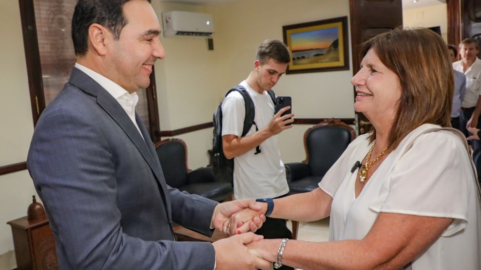 Gustavo Valdés y Patricia Bullrich