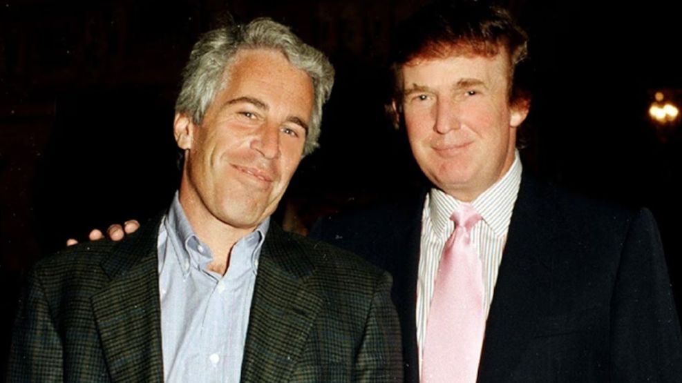 Jeffrey Epstein y Donald Trump en 1997