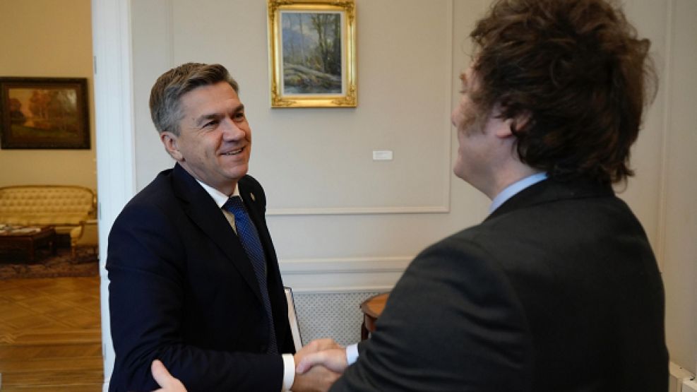 Zdero y Milei juntos