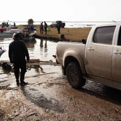 107 embarcaciones se dieron cita a la hora de la largada, y con distintas técnicas todos eligieron lugares distintos de la laguna con la premisa de dar con los mejores portes.
