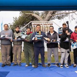 107 embarcaciones se dieron cita a la hora de la largada, y con distintas técnicas todos eligieron lugares distintos de la laguna con la premisa de dar con los mejores portes.