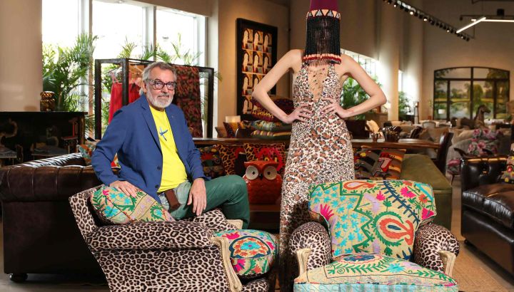 Benito Fernández ahora diseña muebles: color, textil y personalidad para vestir el hogar