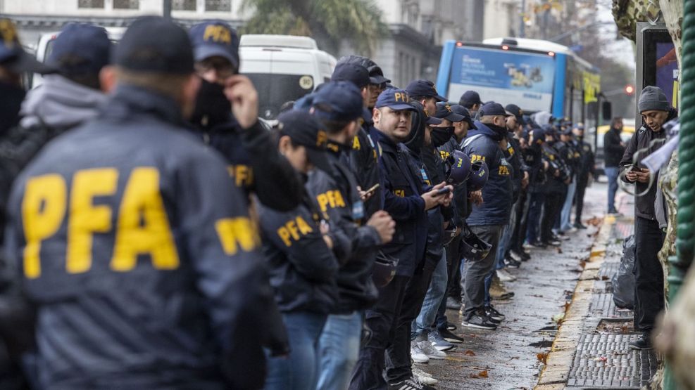 Operativo Antipiquete en el Congreso