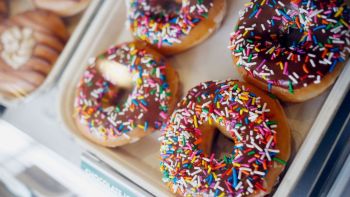 Krispy Kreme doughnuts.